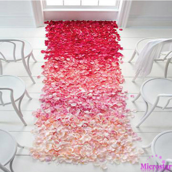 Wedding Events Decoration 500pcs Silk Rose Petals