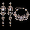 Austrian Crystal Bracelet Earrings Charming Jewelry Sets